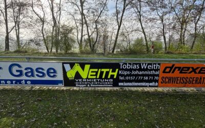 Werbebande Sportplatz TSF Theisenort